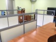 Офисная перегородка ДСП+стекло 600х1100