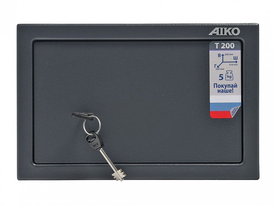 Офисный металлический сейф AIKO Т 200 KL - вид 5