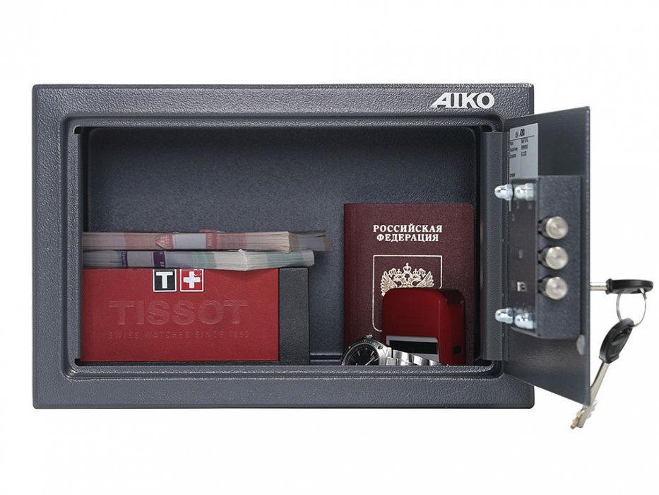 Офисный металлический сейф AIKO Т 200 KL - вид 3