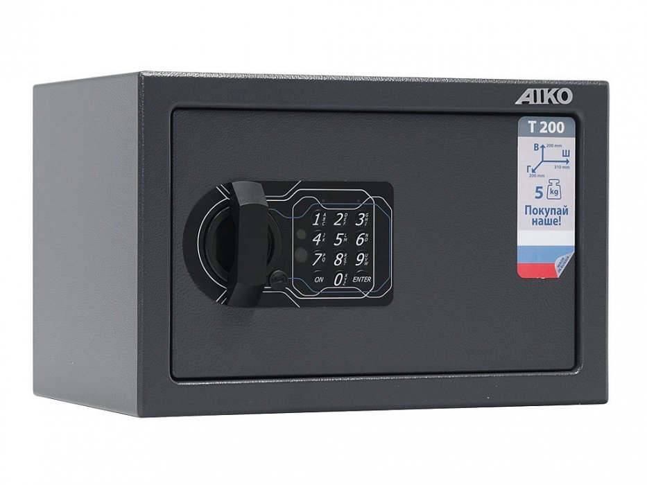Металлический сейф для офиса AIKO Т 200 EL - вид 2